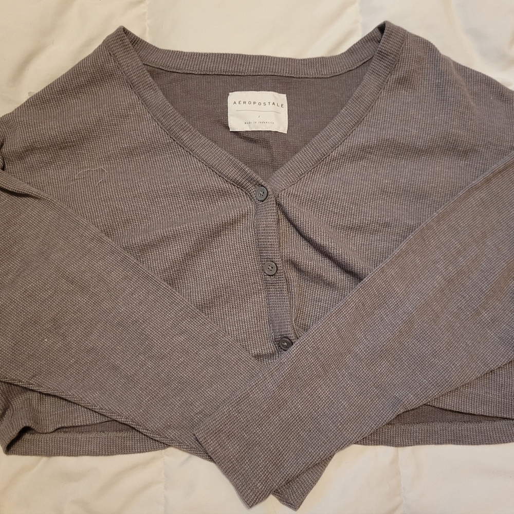 $10 off $60 ⭐️ Aeropostle cropped loose long sleeve